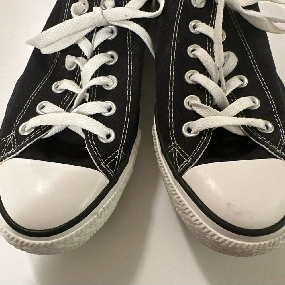 Converse All Star Low Black Women Size 9 Men Size 7 - Picture 2 of 8